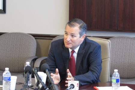Senator Ted Cruz tells local business leaders that NASA funding should be a priority.