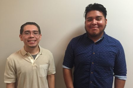 Both Victor Rodriguez and Thomas Perez said that the support from the nonprofit, CollegeCommunityCareer, helped them reach higher education. They were among more than 130 students from around the country who gathered at a summit on "Beating the Odds" at the White House this summer.