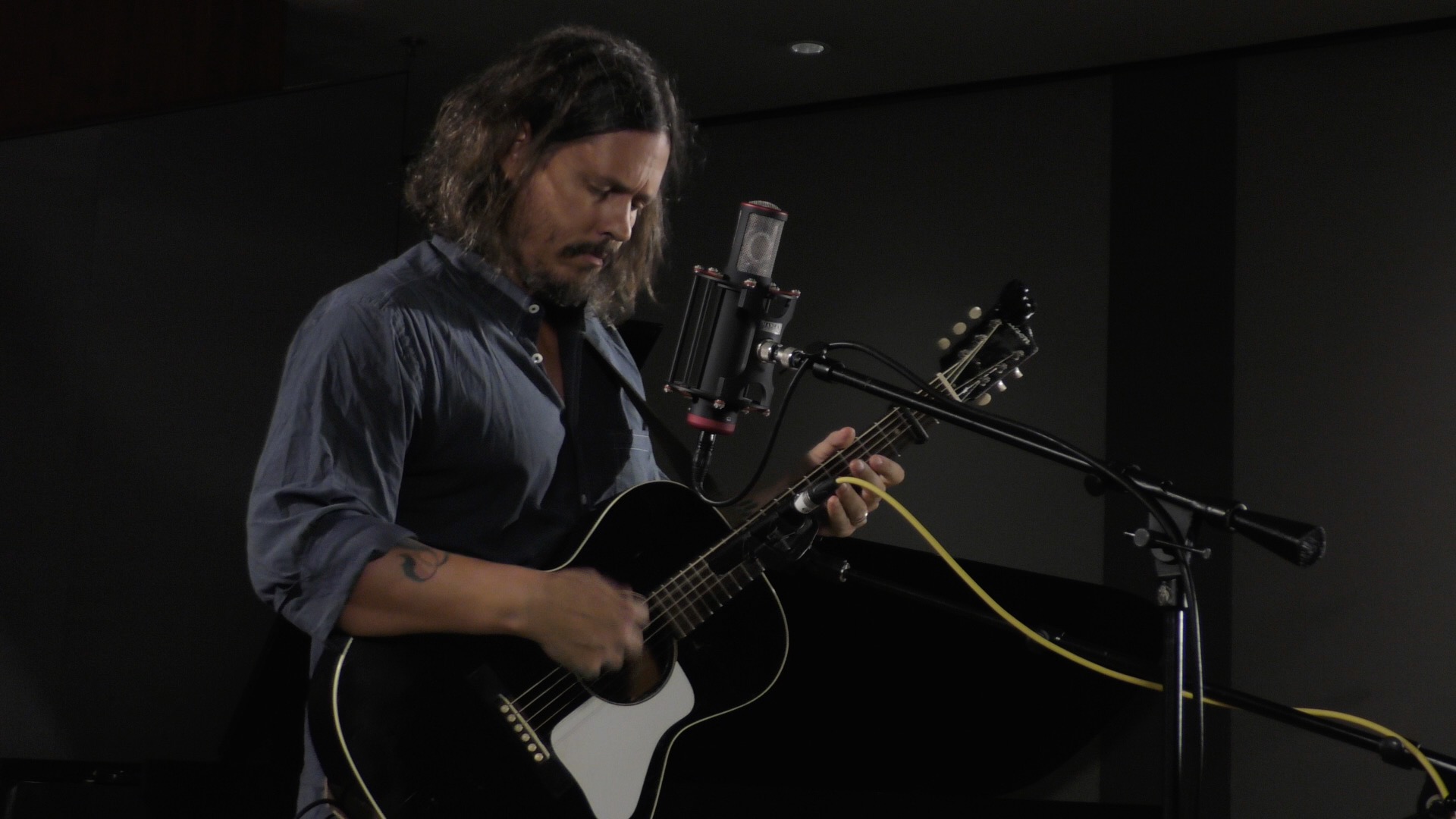 John Paul White performs in the Geary Studio