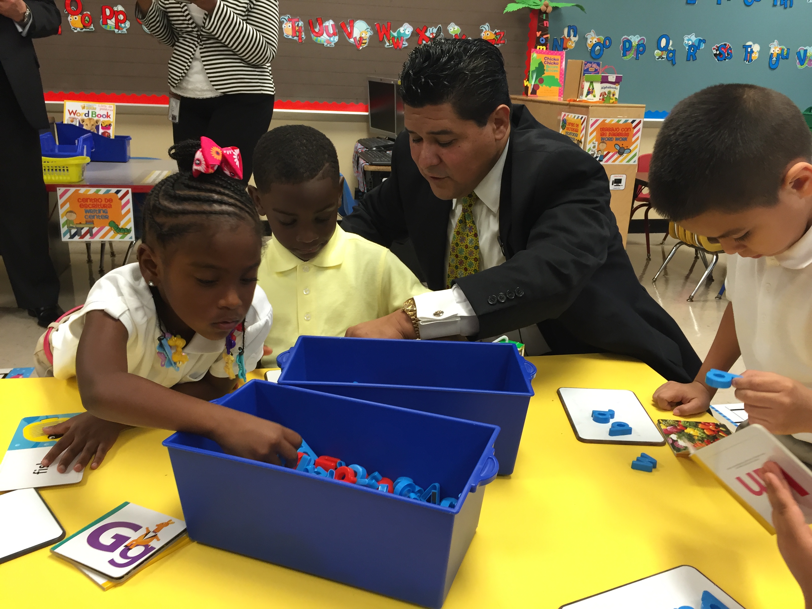 It Was The First Day of School for HISD’s New Superintendent Too