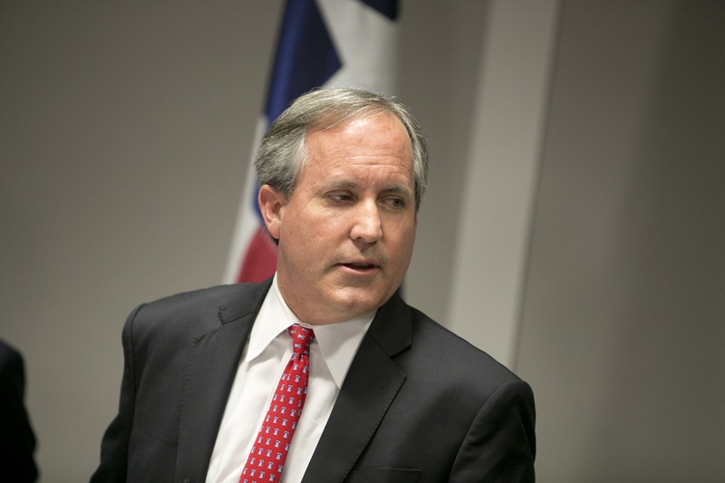Texas Attorney General Ken Paxton during a May 25, 2016, press conference.