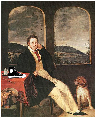 Portrait of a Man (Franz Schubert with Shoe)