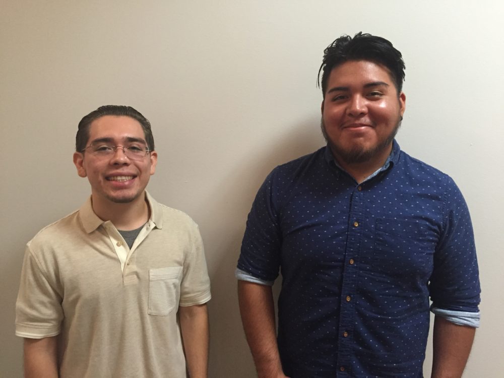 Both Victor Rodriguez and Thomas Perez said that the support from the nonprofit, CollegeCommunityCareer, helped them reach higher education. They were among more than 130 students from around the country who gathered at a summit on "Beating the Odds" at the White House this summer.
