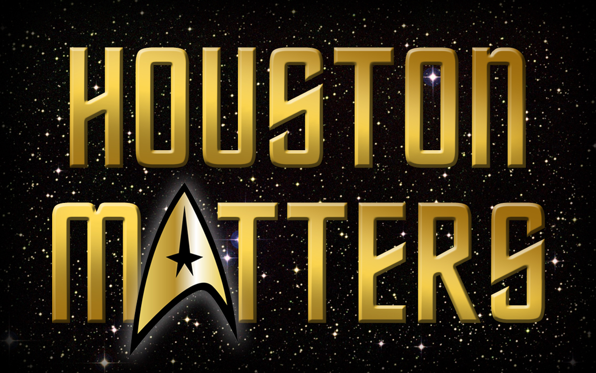 Houston Matters Star Trek 50th Anniversary Logo - Michael Hagerty, Houston Public Media