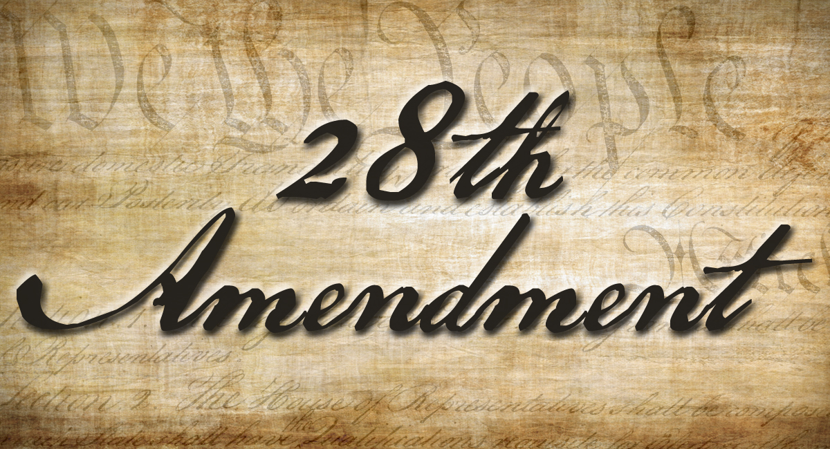 28th Amendment Banner - MHagerty