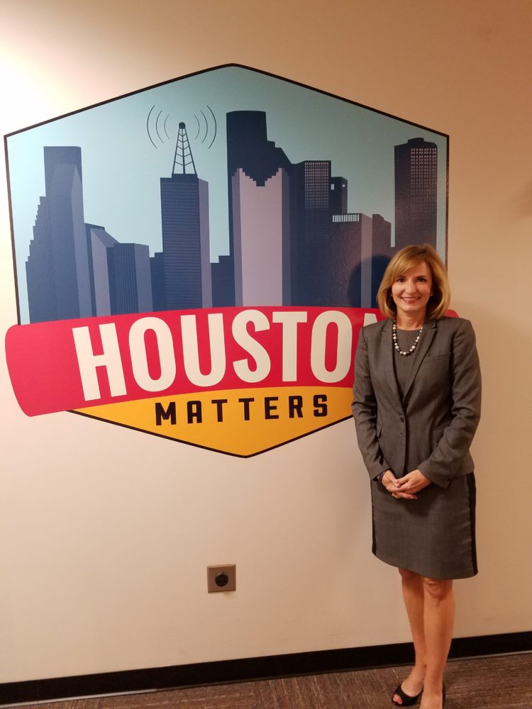 Harris County District Attorney Devon Anderson, at Houston Matters. She is seeking re-election against challenger Kim Ogg. 