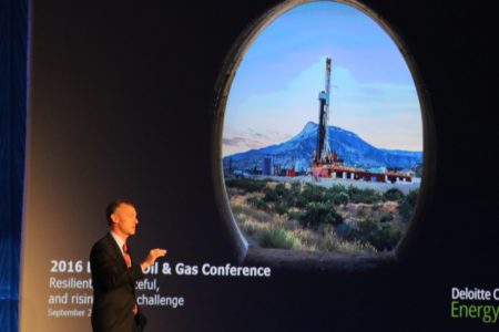 Deloitte's John England at Oil & Gas conference in Houston
