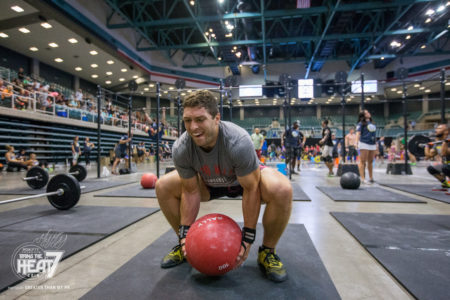 Chris Kvistad competes in a recent cross-fit competition in Katy.