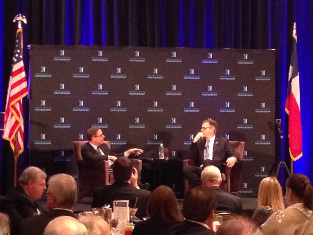 Evan Smith, CEO and co-founder of the Texas Tribune, and Texas Lieutenant Governor Dan Patrick discussed what the 85th Texas Legislature may be like next year.