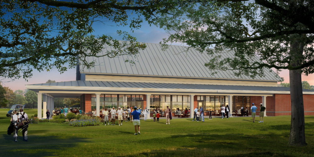The second phase of the renovation project entails building a new clubhouse.
