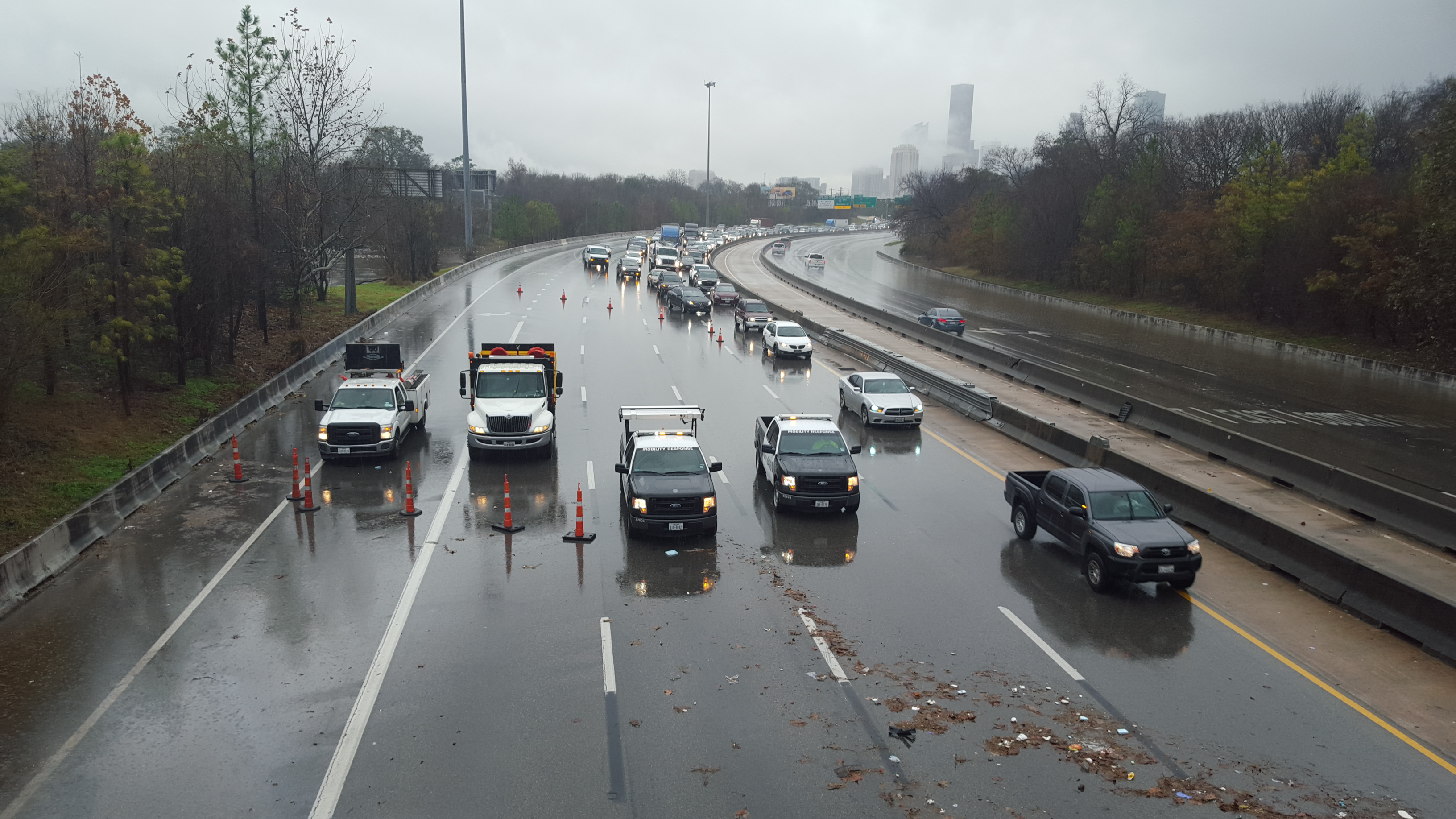 LIST: High water reported on some Houston area roads due to heavy rain