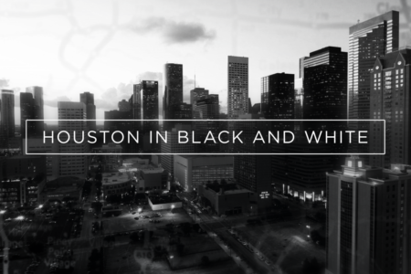 Houston in Black and White Title Card