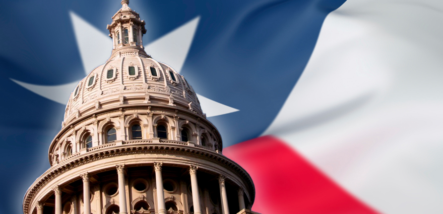 Texas Capitol State Flag Politics - Banner