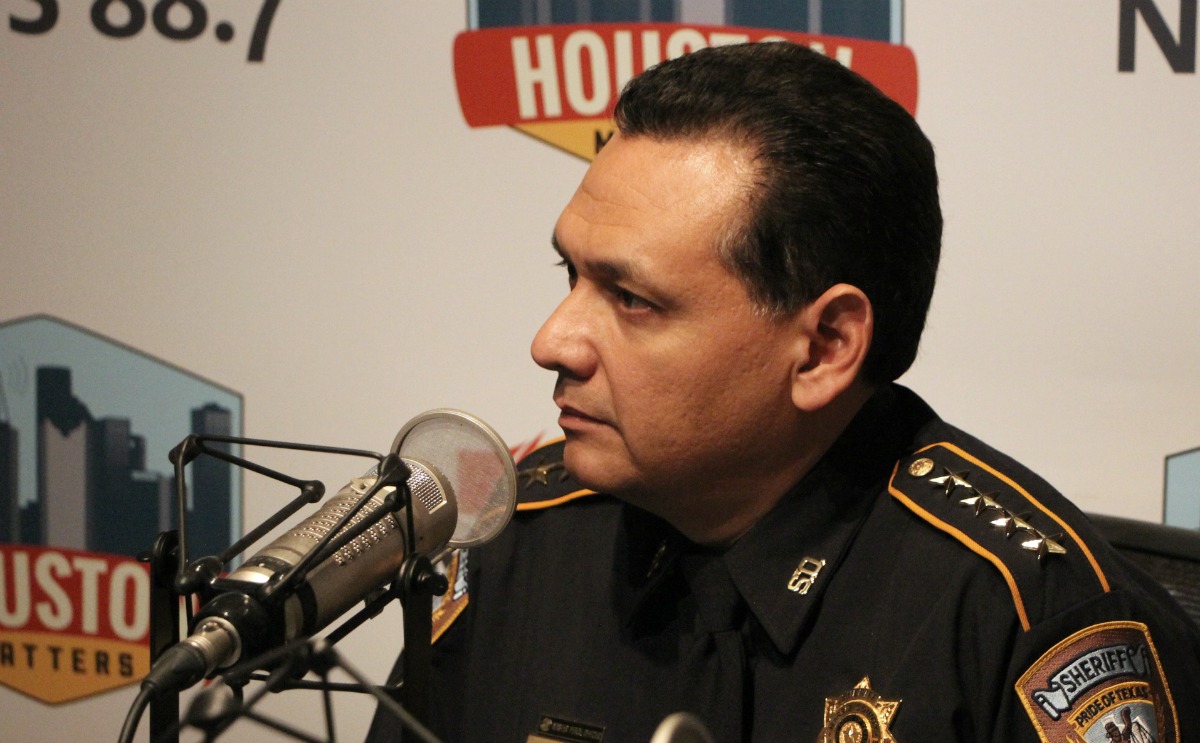 Harris County Sheriff Ed Gonzalez, Michael Hagerty Houston Public Media