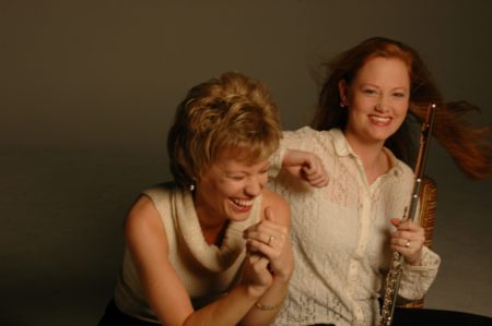 Pianist Lura Johnson and flutist Christina Jennings