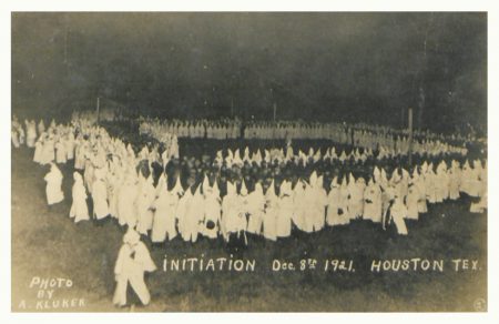 Klan Initiation Houston, 1921