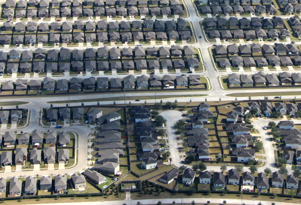 Suburbs - Houses Homes Housing Arial - FMartin