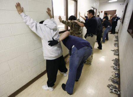 The 287(g) program allows sheriff’s deputies to alert federal authorities when they have undocumented immigrants with a criminal record in their jails and then transfer their custody to Immigration and Customs Enforcement (ICE), which can take them to detention centers such as the one this photo shows, located in the state of Illinois.