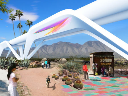 Quite unlike the other proposals on this list, the Otra Nation concept condemns barriers altogether. Rather than impede movement between regions, its hyperloop transit system would accelerate travel, effectively rendering the border moot.