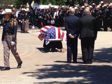 Officer Clint Greenwood's funeral
