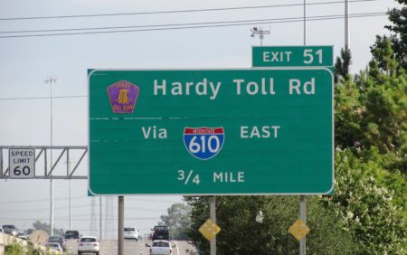 Saturday's closure will affect southbound drivers on the Hardy Toll Road.