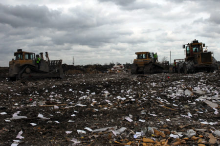 A landfill in the Houston area