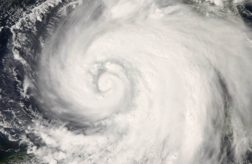 Hurricane Ike as seen in 2008 from NASA's Earth Observatory