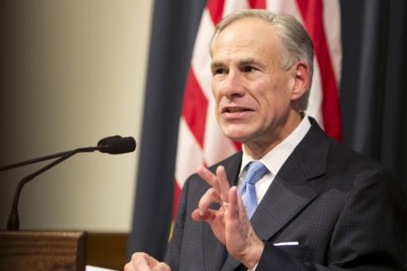 Gov. Greg Abbott lays out items for a special session at a press conference on June 6, 2017.