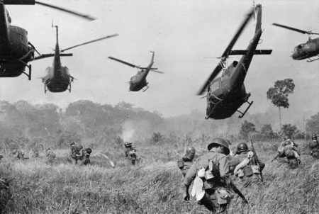 Vietnam War 1965 - Attack on a Viet Cong camp 18 miles north of Tay Ninh