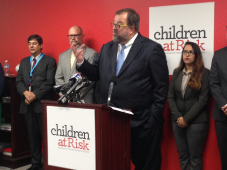 Robert Sanborn, president and CEO of Children at Risk, says Texas could use the state of Kansas as a reference to determine the appropriate funding of the new community based foster care system.