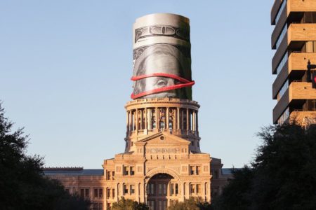The Texas Legislature faces a budgetary hole of $8 billion in 2018.
