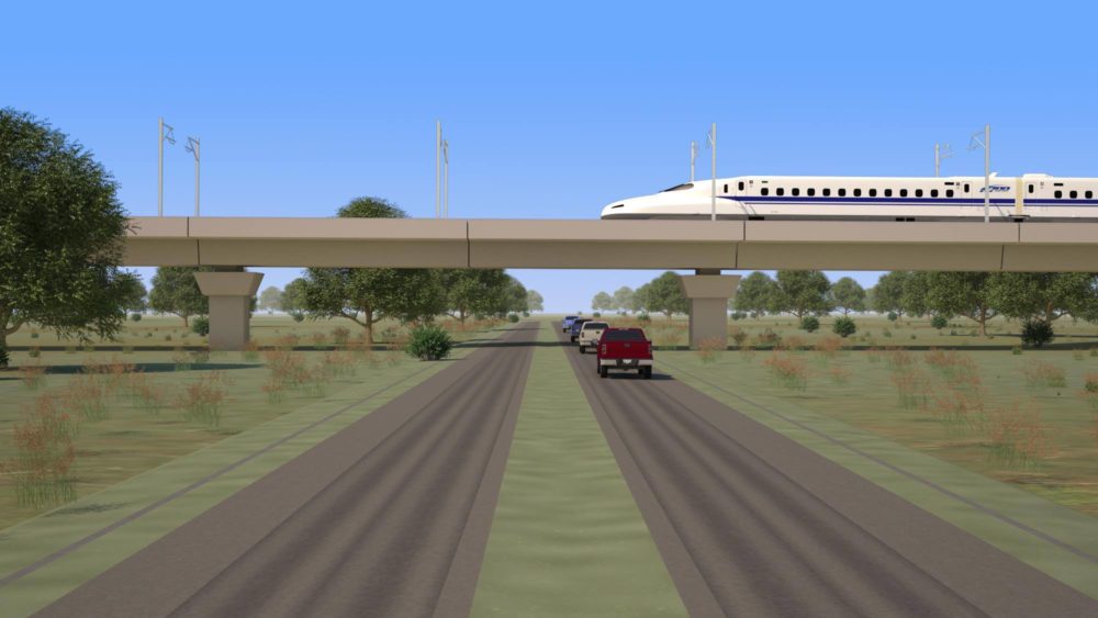 Part of the high-speed rail line connecting Houston and Dallas would be built along Hempstead Road and, Texas Central, the company in charge of the project estimates it could create 1,000 permanent jobs.