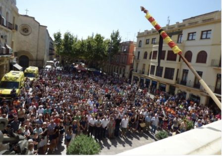 A minute of silence is held in Barcelona, Cambrils, and Catalonia in Spain, on Aug. 18th, 2017, a day after a terrorist attack that left at least 14 dead and around 100 injured.