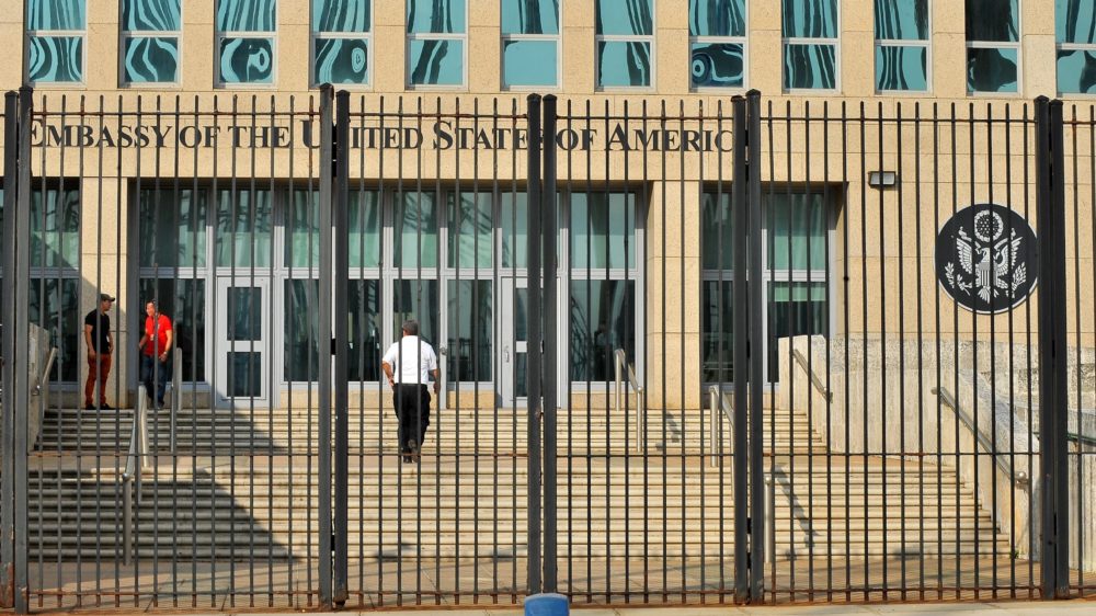 The U.S. Embassy in Havana in December 2015.