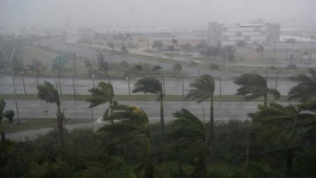 The powerful wind speeds of Irma