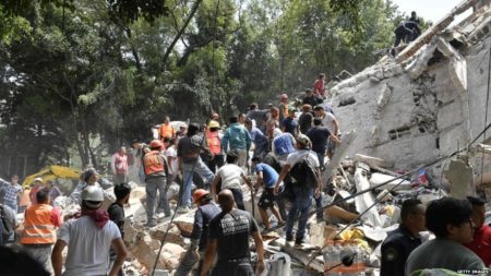 Several deaths reported after earthquake hits central Mexican state of Puebla, with damage reported in Mexico City.