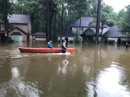 Harvey flooding in Kingwood