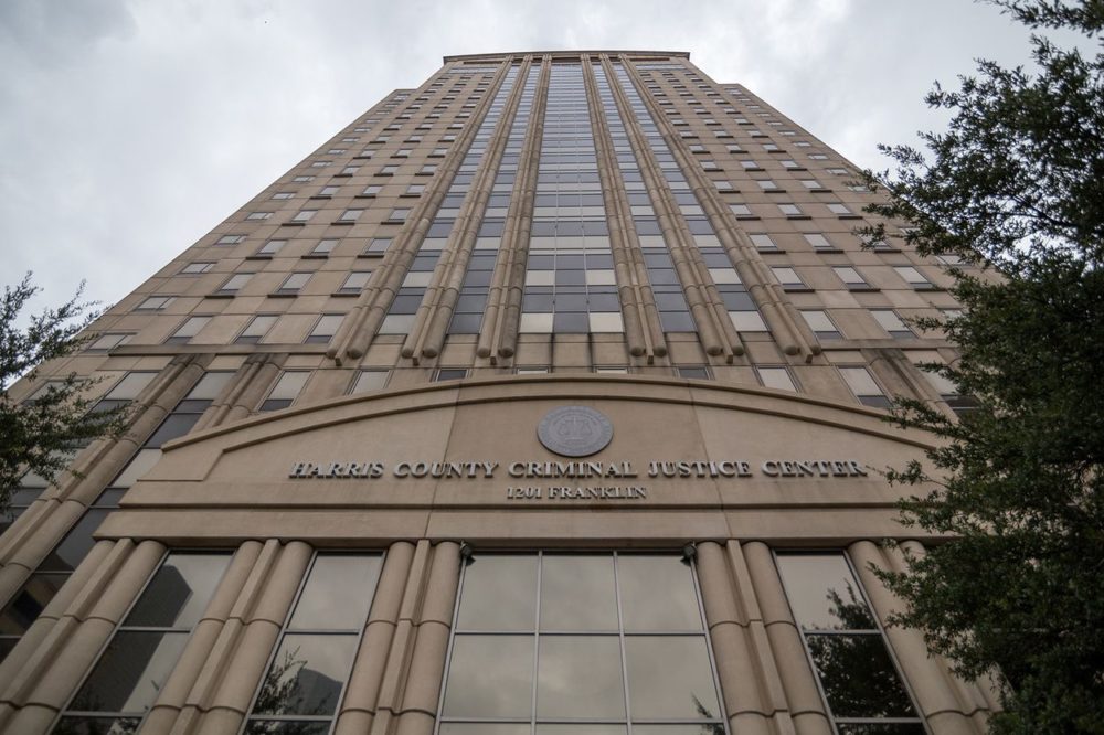 The 20-story Harris County Criminal Justice Center.