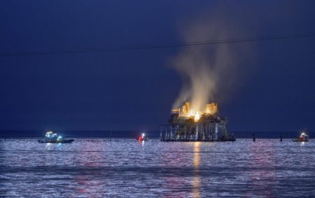 1 Missing, After Oil Rig Explodes On Louisiana Lake