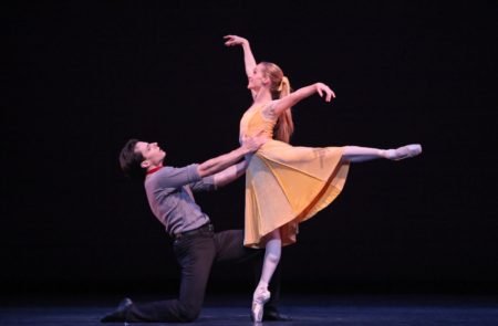 Sara Webb and Simon Ball in Christopher Wheeldon’s “Carousel (A Dance),” which will be featured in Houston Ballet’s mixed-repertory program, “Poetry in Motion,” Oct. 26 & 27 at The Hobby Center.