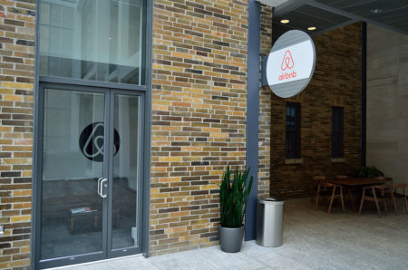 Airbnb says its hosts are seeing a 40 percent increase in guests this weekend.