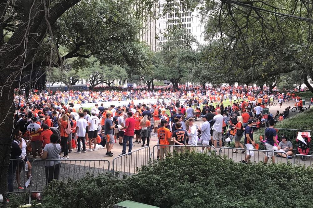 City of Houston on X: The calm before the storm! #Astros parade