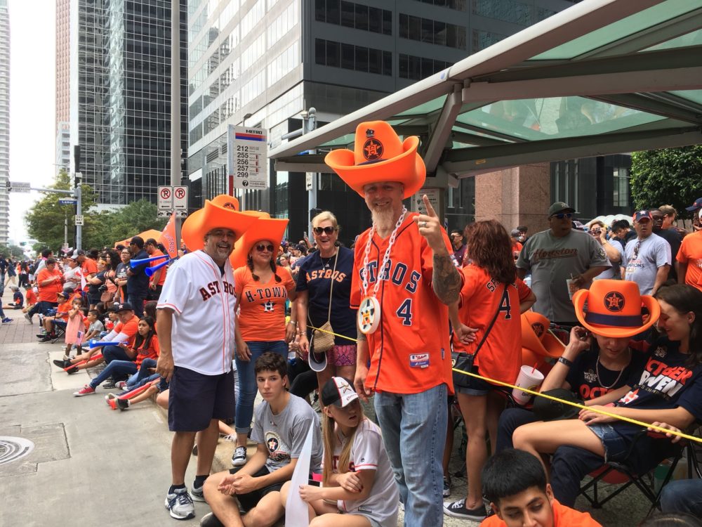 Houston Wild With Joy At Astros Championship Parade – Houston Public Media