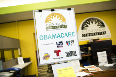 Foundation Communities has seen a spike in Obamacare enrollments this year.