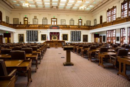 The House Chamber at the Texas Capitol on August 16, 2017, the morning after the end of the special session.