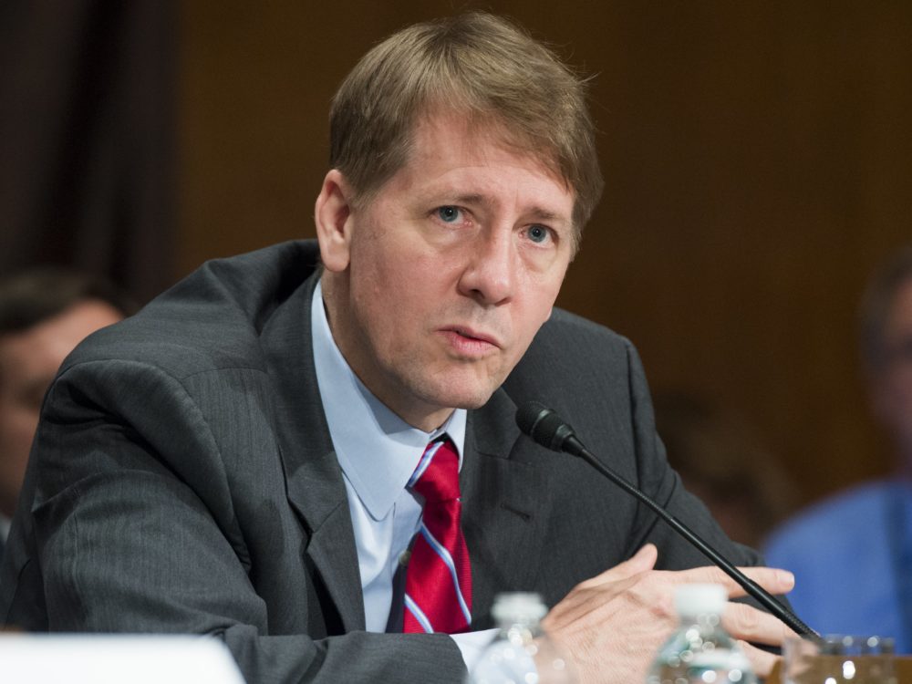 Richard Cordray, who was appointed by President Barack Obama, is stepping down as head of the Consumer Financial Protection Bureau.