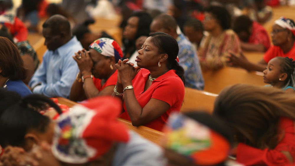 A May prayer service at Notre Dame D'Haiti Catholic Church in the Little Haiti neighborhood of Miami touched on the fate of Haitians under temporary protected status. On Monday, the Department of Homeland Security decided to let the protection expire.
