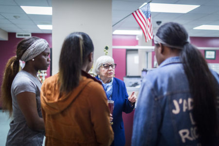 Principal Bertie Simmons came out of retirement to lead Furr High School, where she was principal for over 10 years until she was suspended this fall.
