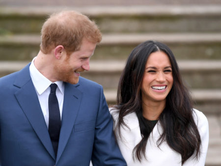 Prince Harry and Meghan Markle announce their engagement at Kensington Palace in London on Monday. The two are due to marry in spring 2018.