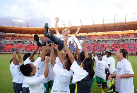 Pauw led Banyana Banyana to their second consecutive Olympic Games in the 2016 edition in Rio de Janeiro.